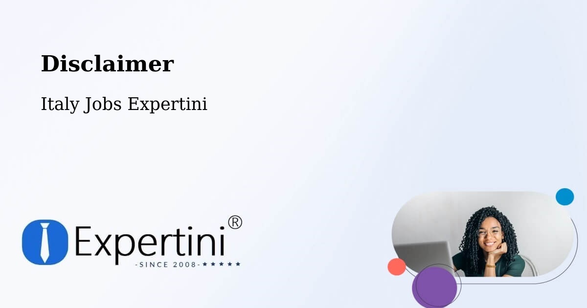 Disclaimer – Caserta - Italy Jobs Expertini