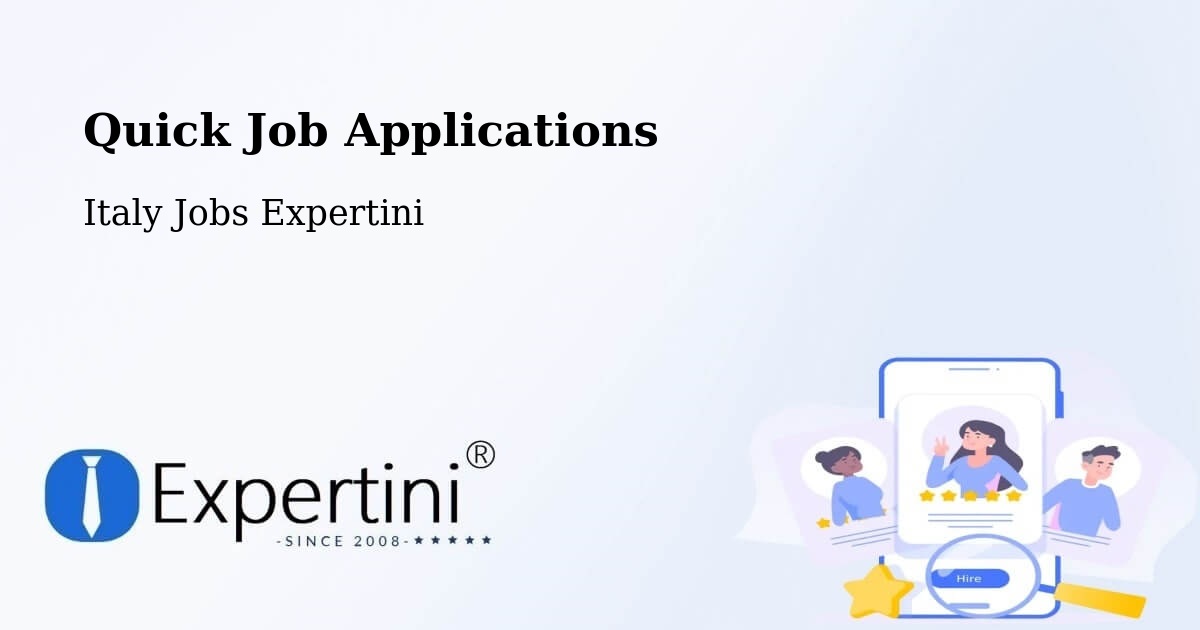 Quick Apply Feature – Caserta - Italy Jobs Expertini