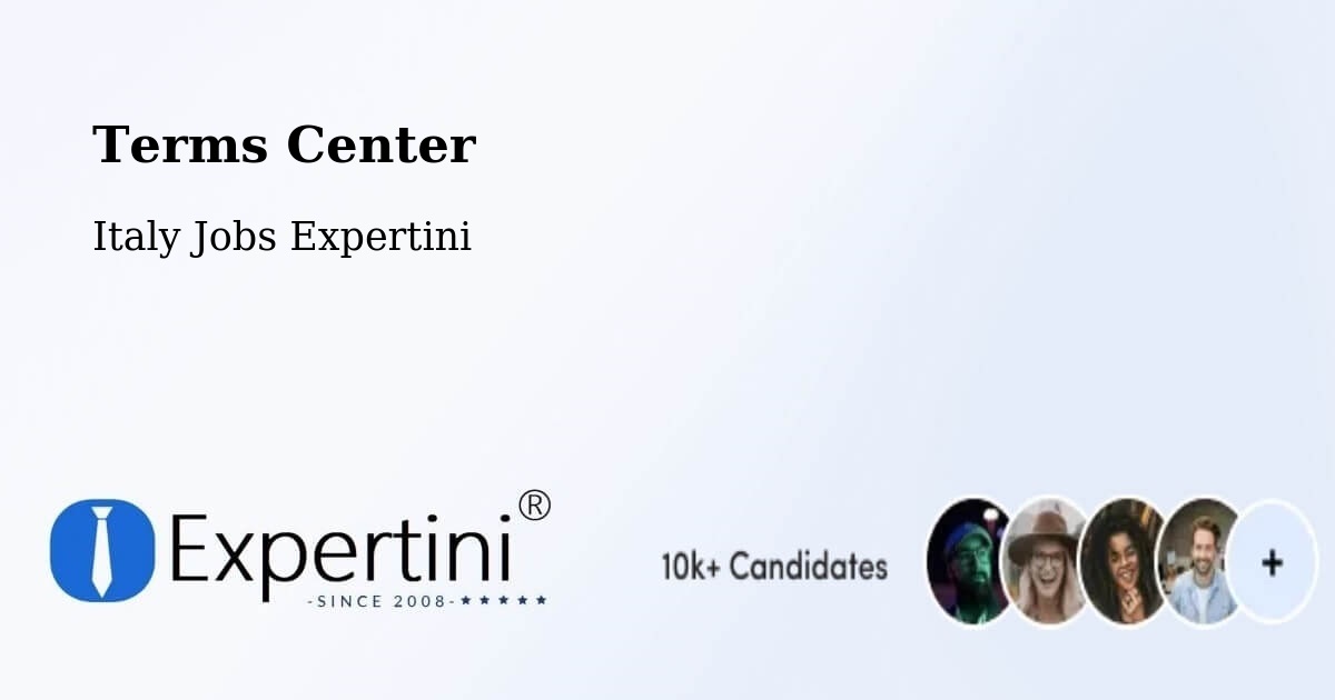 Terms of Service – Caserta - Italy Jobs Expertini